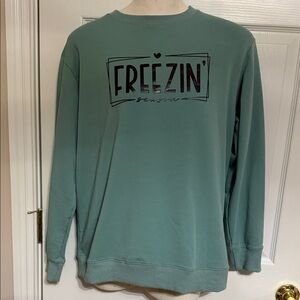 Freezin' Season Men's Green Sweater
